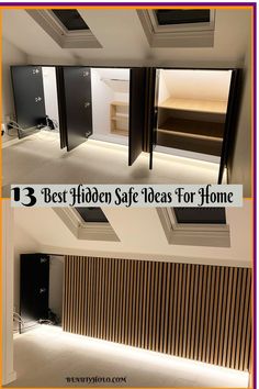 the best hidden safe spaces for homeowners and their families to stay indoors in