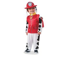 a young boy wearing a costume made to look like a fireman from toy story