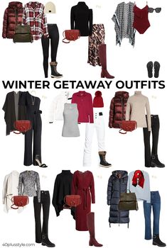 Winter Weekend Getaway Outfits, Cold Weather Travel Outfit, Winter Getaway Outfits, Europe Winter Fashion, Travel Outfits Women, Weekend Getaway Outfits, Winter Fashion Cold, Winter Cruise, New York City Vacation