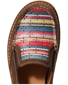 Ariat Women's Serape Stripe 360 Casual Slip-On Cruiser - Moc Toe , Brown Womens Cowgirl Boots, Nail Colors Winter, Ariat Shoes, Store Hours, American West, Get Directions, Cowgirl Boots, Full Grain Leather, Nail Colors