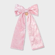 The Girls' Heart Charm Velvet Bow by art class™ is a beautiful accessory that combines elegance and charm. Made from soft velvet, this oversized bow features a heart charm that adds a playful touch. The sturdy clip ensures a comfortable and secure fit, making it perfect for parties, special events or everyday wear. art class™ - One-of-a-kind looks for the one and only you. Bow Art, Coquette Bows, Girls Heart, Heart Themed, Hair Accessories Set, Pink Bows, Braids With Weave, Sequin Bow, Velvet Headband