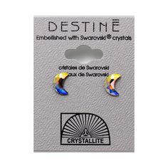 Destine Earring AB Moon 8mm Sally Beauty, Piercing Jewelry, Made In Usa, Enamel Pins, Fashion Jewelry, Moon, Beauty