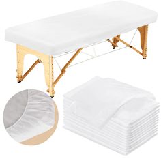 PRICES MAY VARY. 【Breathable & Lightweight】-- Made of soft non-woven material, allowing clients to relax and enjoy their treatment in comfort. Durable and effective in protecting treatment table during spa services. 【Universal Size Fits Most Tables】-- Pack of 25PCS. Approxi. 90 x 215cm / 35 x 84 inches (L x W), one size fits most standard size massage or treatment table. 【Snug Fit】-- Our disposable table cover is designed with an elastic band around the corner to wrap the table perfectly, preven Spa Bed, Non Woven Fabric, Massage Equipment, Professional Massage, Massage Table, Fitted Bed Sheets, Healthy Sleep, Massage Tools, Massage Therapist