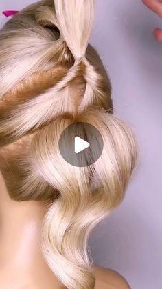 Low Pony Formal Hair, Party Ponytail Tutorial, Multiple Ponytail Hairstyles, Ponytail Hairstyles With Extensions, Hair Updos Ponytail, Ponytail Updo Wedding, Bouncy Ponytail, Winter Formal Hairstyles, Bun Ideas