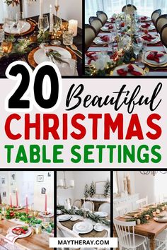 christmas table decor Table Settings Round Tables, Christmas Table Settings Green, Green Christmas Table Settings, Christmas Table Settings Simple, Red Christmas Table Settings, Christmas Table Settings Elegant Red, Christmas Table Settings Red, Christmas Table Settings Ideas Simple, Christmas Table Settings Elegant