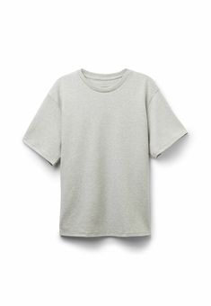 Intimissimi T-shirt basic - grau light grey melange Ti Shirt, Grey Tshirt, Gray Tshirt, Shirts & Tops, T Shirt Top, Lockers, Armoire, Shirts Tops, Light Grey