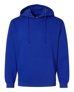 Adult Pullover Fleece Hoodie - ROYAL - M | LAT Adult Pullover Fleece Hoodie in Royal Blue Size Medium | Ringspun Cotton Royal Blue Hoodie, Blank Apparel, Basic Hoodie, Pullover Fleece, Fabric Cuff, Toddler Hoodie, Blue Hoodie, Quarter Zip Pullover, Hooded Pullover