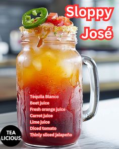 Sloppy José Cocktail Easy Beverages, Alcoholic Slush Recipes, Alcoholic Slush, Spiked Drinks, Charcuterie Business, Alcoholic Punch Recipes, Slush Recipes, Project 2025, Hey Bartender