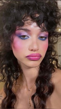 chappell roan vibes @unclejessiie ig Concert Makeup, 80s Makeup, Fun Office, Pride Makeup, Spooky Party, Dope Makeup, Chappell Roan