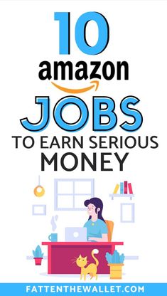 the cover of 10 amazon jobs to earn serious money