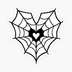 Web Heart, Spiderman Stickers, Spiderweb Design, Art Spiderman, Spiderman Web, Iphone Case Stickers, Phone Stickers