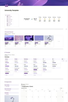 Notion College Template for students | Aesthetic Notion template | Assignment planner digitalplanneripad #courseplanner #dailystudyplanner #printablehappyplanner📙 Students Aesthetic, Study Planner Free, Aesthetic Notion Template, Student Dashboard, Assignment Planner, Aesthetic Notion, Course Syllabus, Small Business Planner