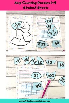 Skip Counting Printables - A Plus Teacher Club Skip Counting Posters, Skip Counting Games, Skip Counting Activities, Math Worksheets For Kids, 2024 Classroom, Math Rti, Multiplication Activities, Math Practice Worksheets, Teacher Freebies