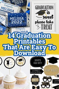 graduation party printables that are easy to make