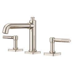 two handle bathroom faucet with metal handles