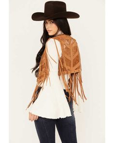 Fringe Vest, Boots For Sale, Western Outfits, Festival Fashion, Fashion Inspiration, Camel, Braids, Style Inspiration, Womens Tops