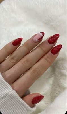 Nail Ideas 2023 Christmas, Christmas Nails 2023 Coffin, Crismas Nails 2023, Christmas Nails 2023 Trends, Nails Ideas Red, Red Nails Ideas, Nail 2022, Grow Long Nails, Nail Short