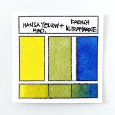 a piece of paper that has been colored in different colors