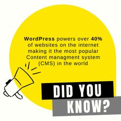 Wordpress Digital Marketing Facts, App Ideas, Posts Ideas, Menu Design Template, Did You Know Facts, Fact Checking, Digital Advertising