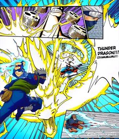 an image of a comic page with the hero being attacked by another person in blue and yellow