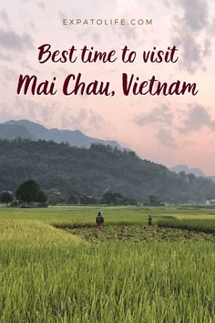 Best time to visit Mai Chau, Vietnam. Asia Vacation, Mountainous Landscape, Rural Village, Visit Vietnam, Visit Asia