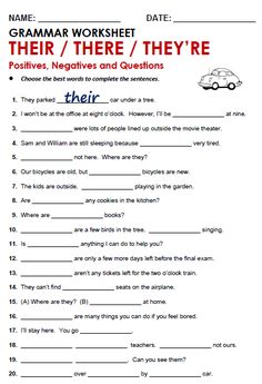 a worksheet with words and pictures on it