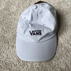 Vans Hat - Never Worn - Nwt Vans Casual Adjustable Hats, Casual Vans Hats With Adjustable Fit, Adjustable Vans Cap, Casual Adjustable Vans Hats, Vans Adjustable Hats With Curved Brim, Vans Hats With Adjustable Fit And Curved Brim, Vans Adjustable Curved Brim Hat, Vans Hat, Vans Cap