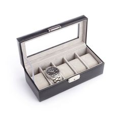 Luxury Watch Box, Watch Display Case, Designer Luggage, Men's Watches Luxury, Big Watches, Watch Display, Velvet Interiors, Buy Watches, Fine Watches