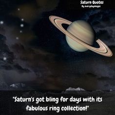 saturn's got bling for days with its fabulous ring collection quote by the author