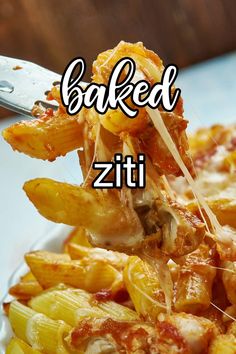 Baked Ziti - Baked ziti is a family-favorite Italian-style recipe. It can be made ahead of time and reheated, making it a great option for busy weeknights. | CDKitchen.com