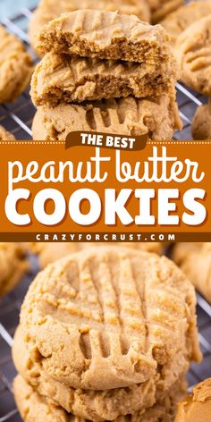 One of the best dessert recipes ever! Nothing beats these homemade peanut butter cookies that are soft and chewy. Plus, these yummy cookies are an easy baked good with no chill time! Save this and try it! Jif Peanut Butter Cookies, The Best Peanut Butter Cookies, Homemade Peanut Butter Cookies, Jif Peanut Butter, Best Peanut Butter Cookies, Peanut Butter Cookie, Best Peanut Butter