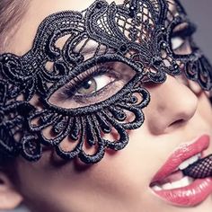 Black Sexy Flexible Lace Mask Eye-Mask For Ball Party Venetian Masquerade Costume Women's Decorative Masks. Brand New. Prom Props, Masquerade Mask Women, Steampunk Outfits, Lace Masquerade Masks, Lace Face Mask, Masque Halloween, Party Eyes, Lace Costume, Halloween Tattoo