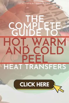 I explain the differences, good & bad, and everything in between Hot, Warm And Cold Peel Heat Transfers Printing Business