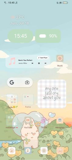 Tema homescreen Cute Android Homescreen, Homescreen Theme, Android Homescreen, Android Phone Hacks, Pastel Background Wallpapers, Android Theme, Desain Quilling, Custom Ipad