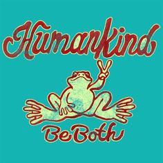 an image of a frog that is on the back of a t - shirt with words