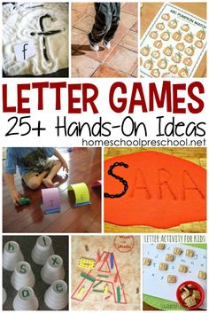 letters and numbers are used to make these hand - on activities for the letter s