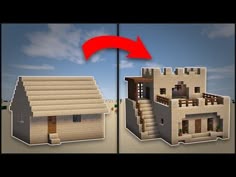 an image of a house in minecraft