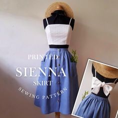 the sewing pattern is designed to be used as a dress