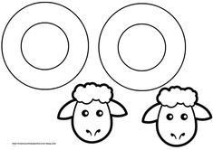 two sheep with the word o on them