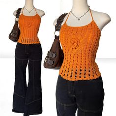 2000s Crochet, Outfits 2000s, Lookbook Outfits, Crochet Fashion