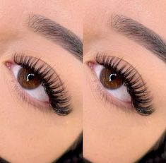 Natural Looking Eyelash Extensions, Beautiful Eyebrows, Eyebrow Makeup Tips, Natural Eyelash Extensions, Eyelash Extentions, Wispy Lashes