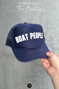 Ahoy there! Get ready to set sail in style with our “Boat People” Navy Trucker Hat. This hat is not just a fashion statement; it’s a declaration of your love for the open waters. Whether you’re a seasoned sailor, a weekend boater, or just a fan of all things nautical, this hat is your perfect first mate.


Add this cute hat to your accessory lineup today! Malibu Boats, Boating Outfit, Cute Hat, Summer Outfit Inspiration, Open Water, Set Sail, Cute Hats, Summer Hats, Boating