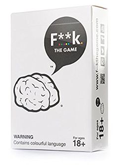 a box with an image of a brain on it and the words f k the game above it