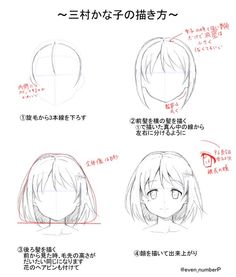 Manga Tutorial, Sketching Tips, 얼굴 드로잉, Anime Tutorial