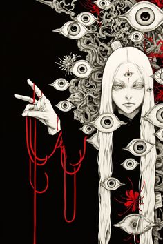 Anime Goddess Art, Demon Queen, Emo Art, Goth Art, Dark Art Illustrations, China Art, Ethereal Art, Art Sketchbook