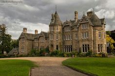 an old castle like building with many windows