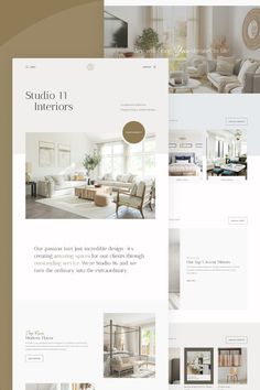 the interior design wordpress theme is clean and modern, with minimalist touches to it