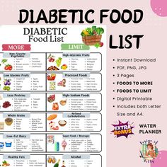 Good Carbs For Diabetics, Good Carbohydrates Food List, Meal Plan For Diabetics Type 2, Food For Diabetics To Eat List, Meal Plans For Diabetics Type 2, Type 2 Diebities Meals Plan, Pre Diebities Diet Meal Plan, Meals For Diabetics Type 2, Low Carb Meals For Diabetics