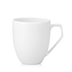 a white coffee cup on a white background