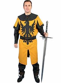 Historical Costume, Larp, Yellow Color, Puma Jacket, Theater